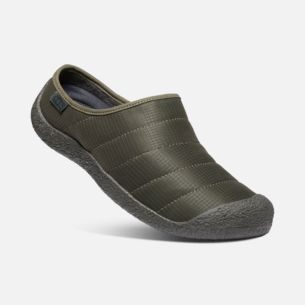 Keen Tofflor Herr Olivgröna - Howser Slide - 582649PTY